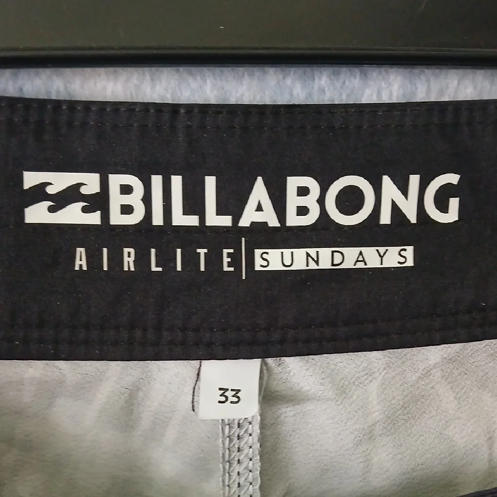 Billabong Men's Black with Colorful Drip Pattern Board Shorts